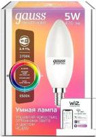 Светодиодная лампочка Gauss Smart Home E14 5 Вт 2700-6500K 1190112