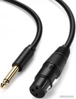 Кабель Ugreen AV131 6.3 Jack - XLR (5 м, черный)