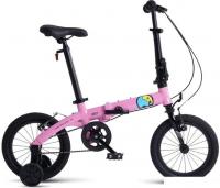 Детский велосипед Maxiscoo S007 Стандарт 2024 (розовый)