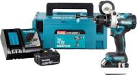 Ударная дрель-шуруповерт Makita DHP486RTJ (с 2-мя АКБ 5 Ач, кейс)