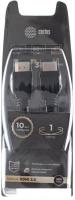 Кабель CACTUS HDMI - HDMI CS-HDMI.2-1 HDMI (1 м, черный)