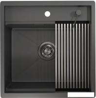 Кухонная мойка Granula KS-5051 (графит матовый)