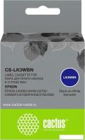 Картридж CACTUS CS-LK3WBN (аналог Epson LK3WBN)