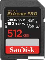 Карта памяти SanDisk Extreme PRO SDXC SDSDXEP-512G-GN4IN 512GB