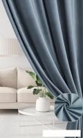 Комплект штор Soft Lines Бархат 9137-А27 2.5x2.4 м (голубой, 2 шт)