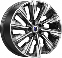 Литые диски K&K Галего (КС1039) 19x7.5" 5x108мм DIA 65.1мм ET 42мм Алмаз черный