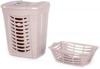 Корзина Полесье №1 с крышкой и корзинкой 07619 (темно-кремовый)