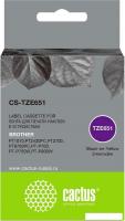 Картридж CACTUS CS-TZE651 (аналог Brother TZE651)