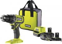 Ударная дрель-шуруповерт Ryobi RPD18-2C52S 5133005526 (с 2-мя АКБ 2 Ач+5 Ач, сумка)