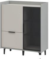 Тумба Неман мебель Модена МН-048-24-Ц2 (персидский жемчуг/лунный камень/черный/графит)