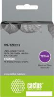 Картридж-лента для термопринтера CACTUS CS-TZE261 (аналог Brother TZe-261)