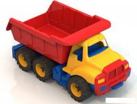 Грузовик Нордпласт Самосвал Мишка 66 (синий/желтый/красный)