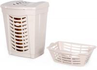 Корзина Полесье №1 с крышкой и корзинкой 07626 (слоновая кость)