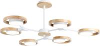 Люстра средней высоты Ambrella FL51615/6 WH/LW