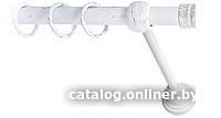 Карниз для штор Lm Decor Цилиндр 088 1р гладкий (белое золото, 1.8м)