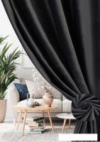 Комплект штор Soft Lines Бархат 9138-27 2x2.4 м (серый, 2 шт)