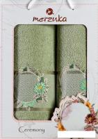 Набор полотенец Merzuka Ceremony 50x90/70x140 11776 (зеленый)