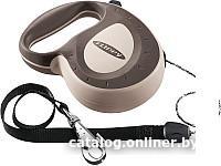 Поводок-рулетка Ferplast Flippy Controller Cord M 75052039 (коричневый/серый)