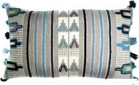 Чехол на подушку Tkano Ethnic TK18-CC0002 (зеленый/синий/серый)