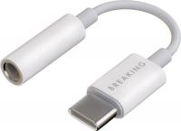 Адаптер Breaking 24561 USB Type-C - 3.5 Jack (белый)