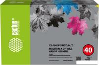 Чернила CACTUS CS-GI40PGBK-C-M-Y