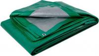 Тент GreenTerra Тарпаулин 3x6 (зеленый/серебристый)