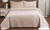 Набор текстиля для спальни Sofi De MarkO Деметра 160х220 Пок-5303Сб-160х220 (светло-бежевый)