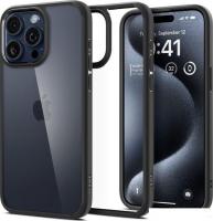 Чехол для телефона Spigen Ultra Hybrid для iPhone 15 Pro ACS06713 (черный)