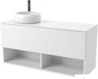 ЗОВ Тумба под умывальник Кито-2 120 2K120LW0MWMC-KP13W (белый матовый)