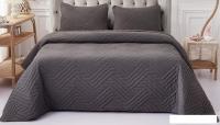 Набор текстиля для спальни Sofi De MarkO Мориц 230х250 Пок-МЦ-ан-230х250 (антрацитовый)
