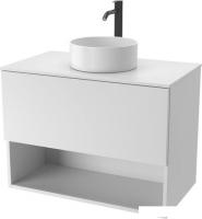 ЗОВ Тумба под умывальник Кито-2 60 2K60LW0MWMC-KP13W (белый матовый)