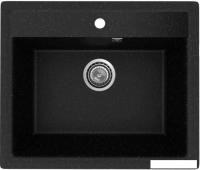 Кухонная мойка Practik PR-M 565-004 (черный оникс)
