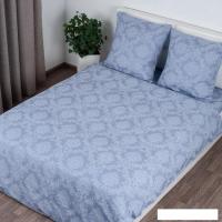 Постельное белье Миланика Графит 200x217 (поплин-жаккард)