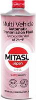 Трансмиссионное масло Mitasu MJ-323 MULTI VEHICLE ATF Synthetic Blended 1л