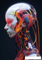 Картина Stamprint Профиль на черном AR051 (70x50)