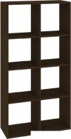 Стеллаж Кортекс-мебель Дельта-8 71x140 (венге)