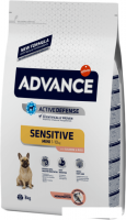 Сухой корм для собак Advance Sensitive Mini 3 кг
