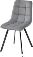 Стул M-City Ричи 688M05749 (H-14 серый велюр/черный)