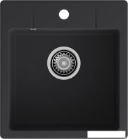 Кухонная мойка GranFest QUARZ GF-UR-245 (черный)