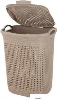 Корзина Эльфпласт Paola 37 л (серо-коричневый)