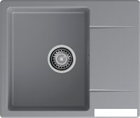 Кухонная мойка GranFest QUARZ GF-UR-258L (темно-серый)