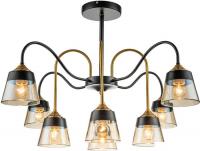 Подвесная люстра Escada 1147/8P (Black/Brass)