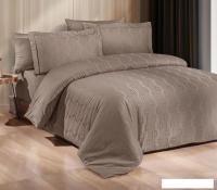 Постельное белье DO&CO Norel 12169 (евро, коричневый)