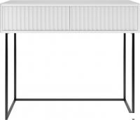 Консольный стол Shtabe Royal 5011 эко (белый/белый/черный)