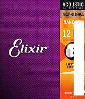 Струны для гитары Elixir Strings 16077 12-56