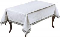 Скатерть DO&CO Erguvan 160x220 11421 (белый)