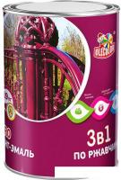 Грунт-эмаль Olecolor 3 в 1 по ржавчине 4 кг (черный)
