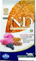 Сухой корм для кошек Farmina N&D Low Grain Cat Lamb & Blueberry Adult 10 кг