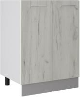 Шкаф напольный Артём-Мебель 600мм СН-114.21 (ДСП дуб крафт белый)