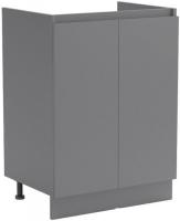 Шкаф напольный Артём-Мебель Мэри 600мм СН-114.212 (серый графит)